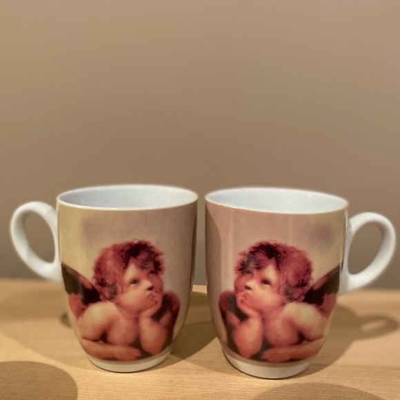 πΌ Set of 4 Baby Angel Mugs - Picture 3 of 6